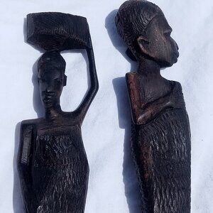African wooden sculptures